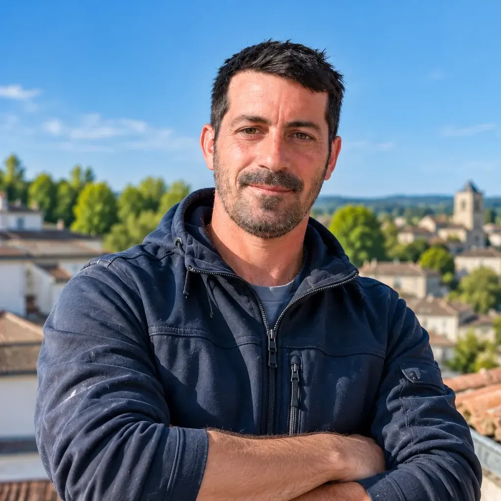 Jordan Sabourin, artisan couvreur Toiture Cognacaise à Cognac
